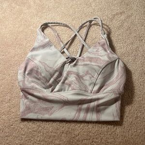 Marble sports bra/workout top